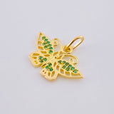 Dije Mariposa Monarca 1.35 g / 1.6 cm Oro Amarillo 18K