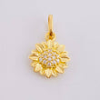 Dije Girasol 1.05 g / 1.7 cm Oro Amarillo 18K