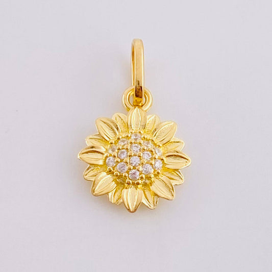 Dije Girasol 1.05 g / 1.7 cm Oro Amarillo 18K