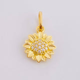 Dije Girasol 0.95 g / 1.6 cm Oro Amarillo 18K