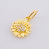 Dije Girasol 0.95 g / 1.6 cm Oro Amarillo 18K
