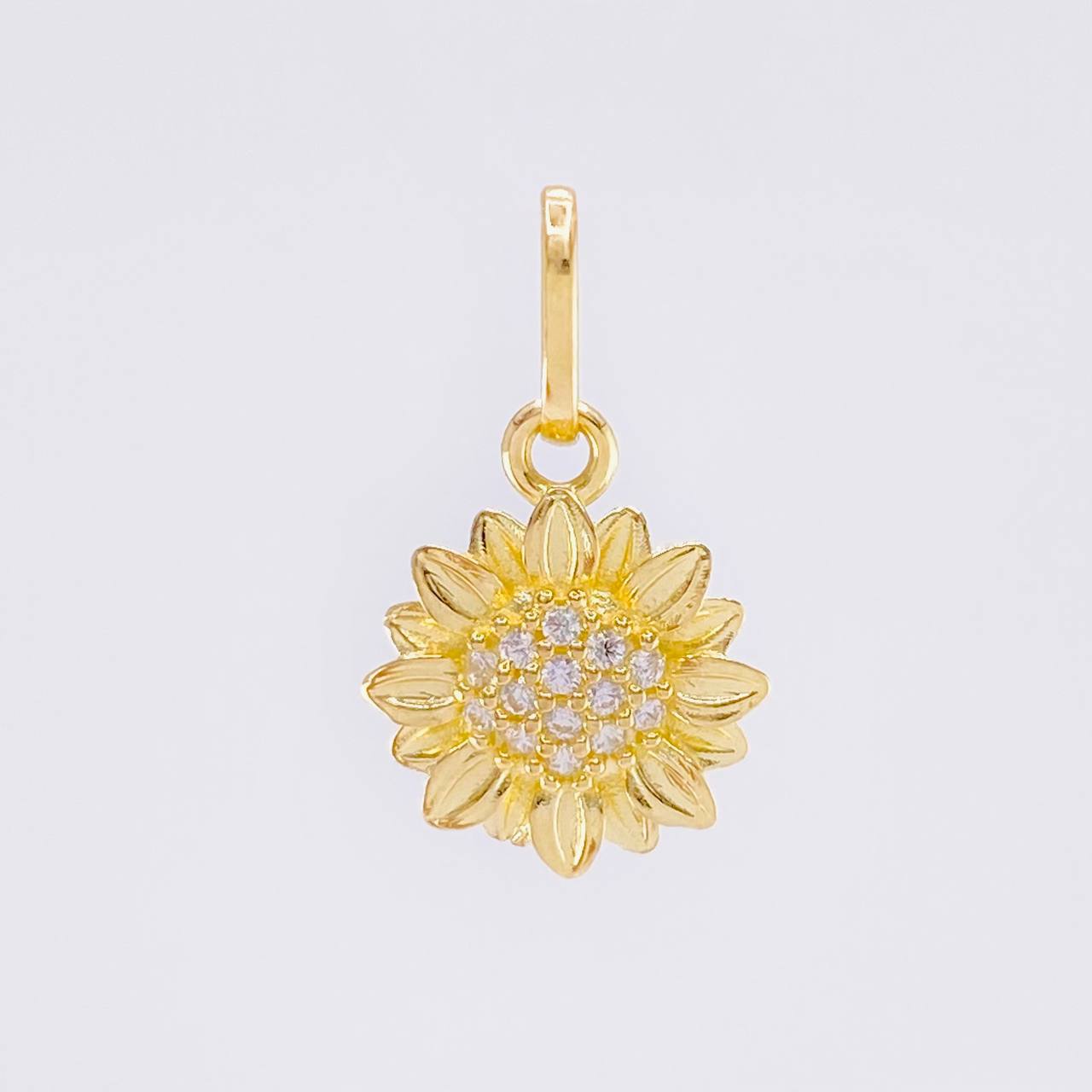 Dije Girasol 1.05 g / 1.7 cm Oro Amarillo 18K