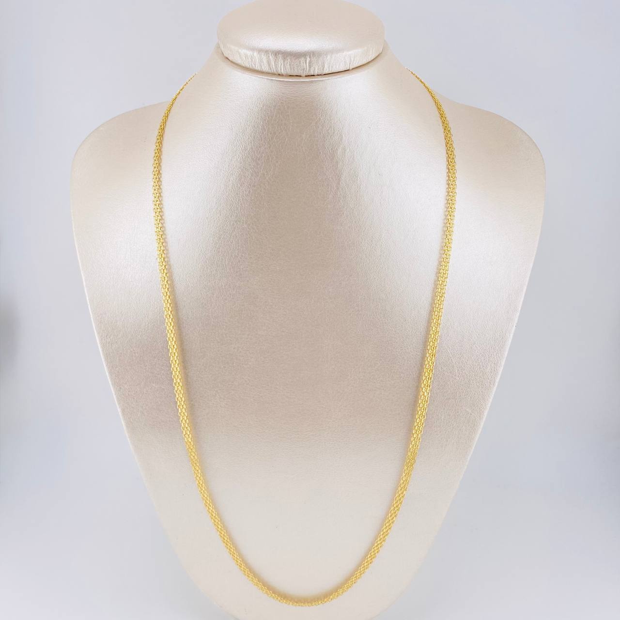 Cadena China 7.6 g / 60 cm / 4.3 mm Oro Amarillo 18K