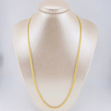 Cadena China 7.6 g / 60 cm / 4.3 mm Oro Amarillo 18K