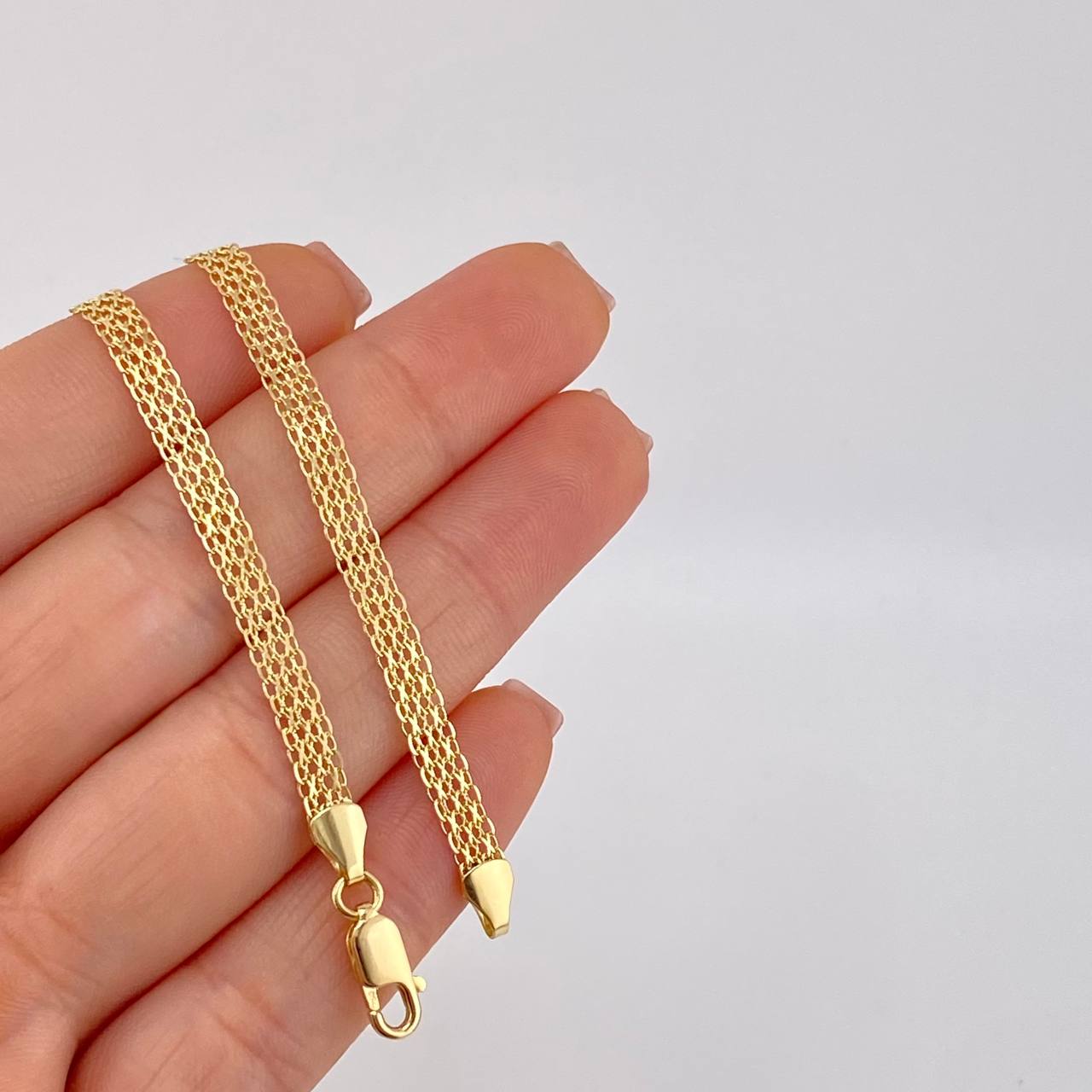Cadena China 5.65 g / 45 cm / 2.5 mm Oro Amarillo 18K
