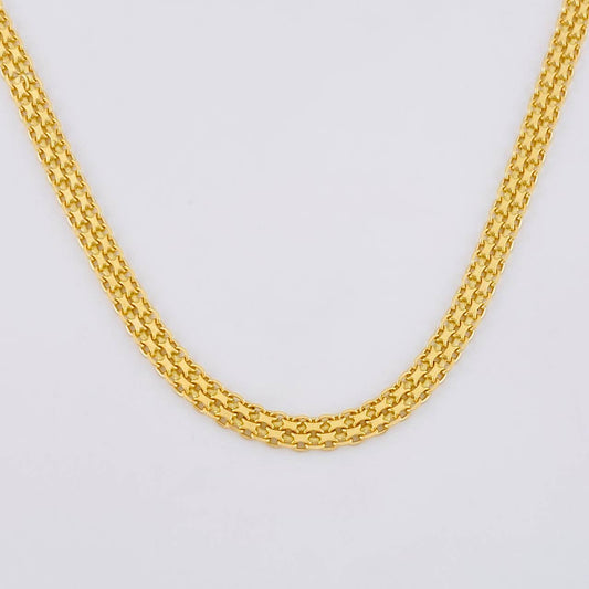 Cadena China 7.55 g / 60 cm / 4.3 mm Oro Amarillo 18K