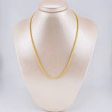 Cadena China 13.15 g / 60.5 cm / 3.7 mm Oro Amarillo 18K