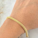 Pulso Ice 11.45gr / 21.5cm / Oro Amarillo +4 18K ©
