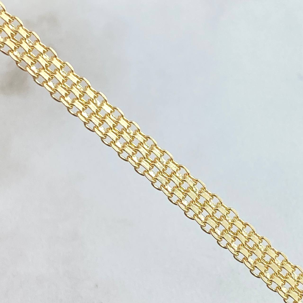 Pulso Chino 5.6gr / 20.5cm / Oro Amarillo +1 18K ©
