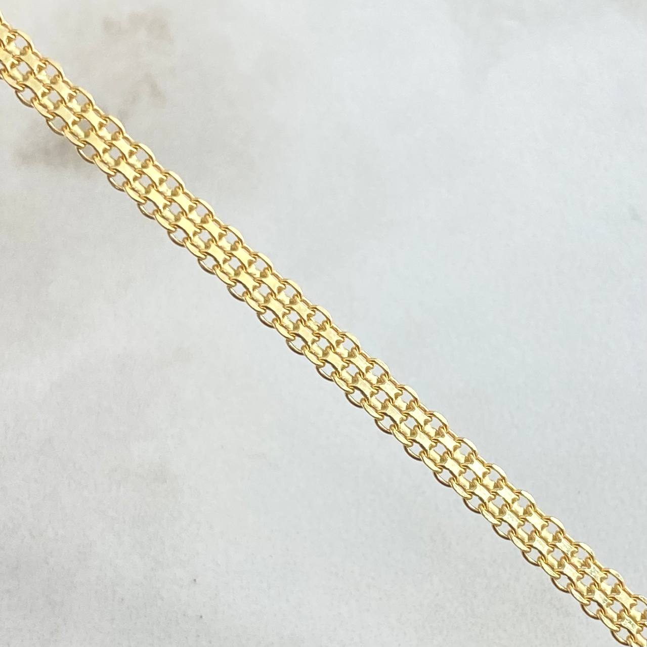 Pulso Chino 5.05gr / 19.5cm / Oro Amarillo +1 18K ©