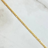 Pulso Franco 2.4gr / 18,5cm / Oro Amarillo +4 18K ©
