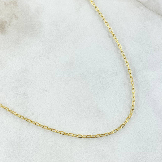Cadena Cajón 3.1gr / 60cm / 1.5mm Oro Amarillo +3 18K ©