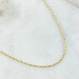 Cadena Cajón 3.1gr / 60cm / 1.5mm Oro Amarillo +3 18K ©