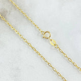 Cadena Cajón 3.1gr / 60cm / 1.5mm Oro Amarillo +3 18K
