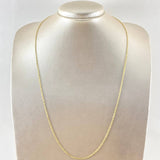Cadena Cajón 3.1gr / 60cm / 1.5mm Oro Amarillo +3 18K ©