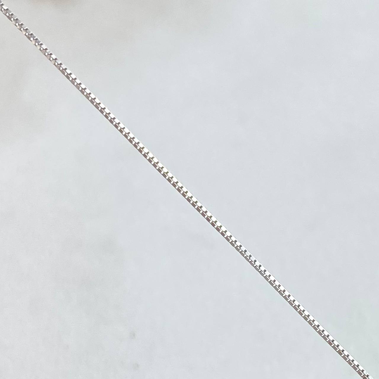 Cadena Veneciana 0.9gr / 45cm / Oro Blanco +3 18K ©
