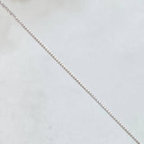 Cadena Veneciana 0.9gr / 45cm / Oro Blanco +3 18K ©