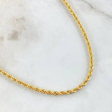 Cadena Lazo 3.5gr / 40cm / 2.6mm Oro Amarillo +3 18K