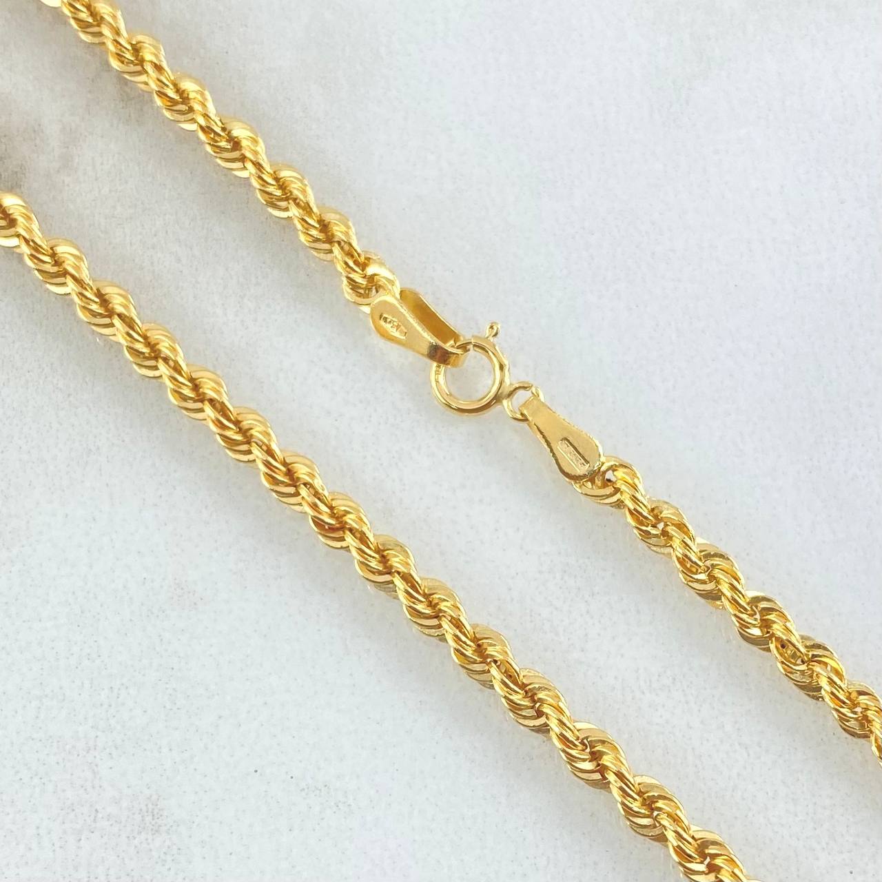 Cadena Lazo 3.5gr / 40cm / 2.6mm Oro Amarillo +3 18K