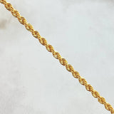 Cadena Lazo 3.45gr / 40cm / 2.6mm Oro Amarillo +3 18K ©