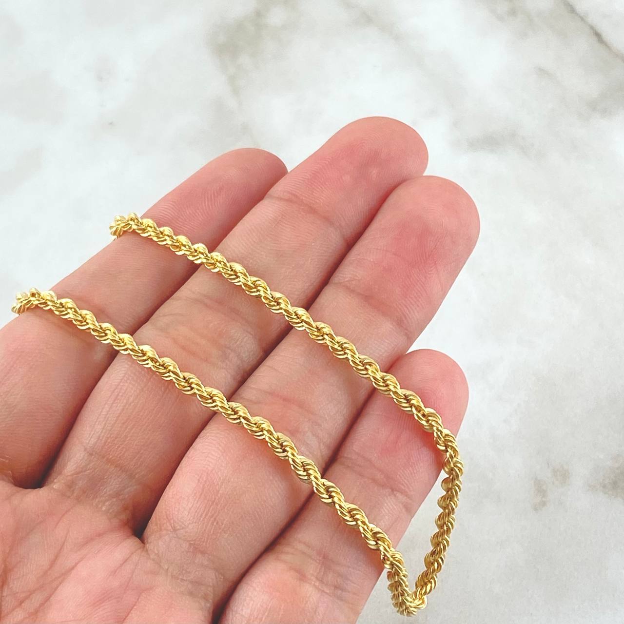 Cadena Lazo 3.45gr / 40cm / 2.6mm Oro Amarillo +3 18K ©