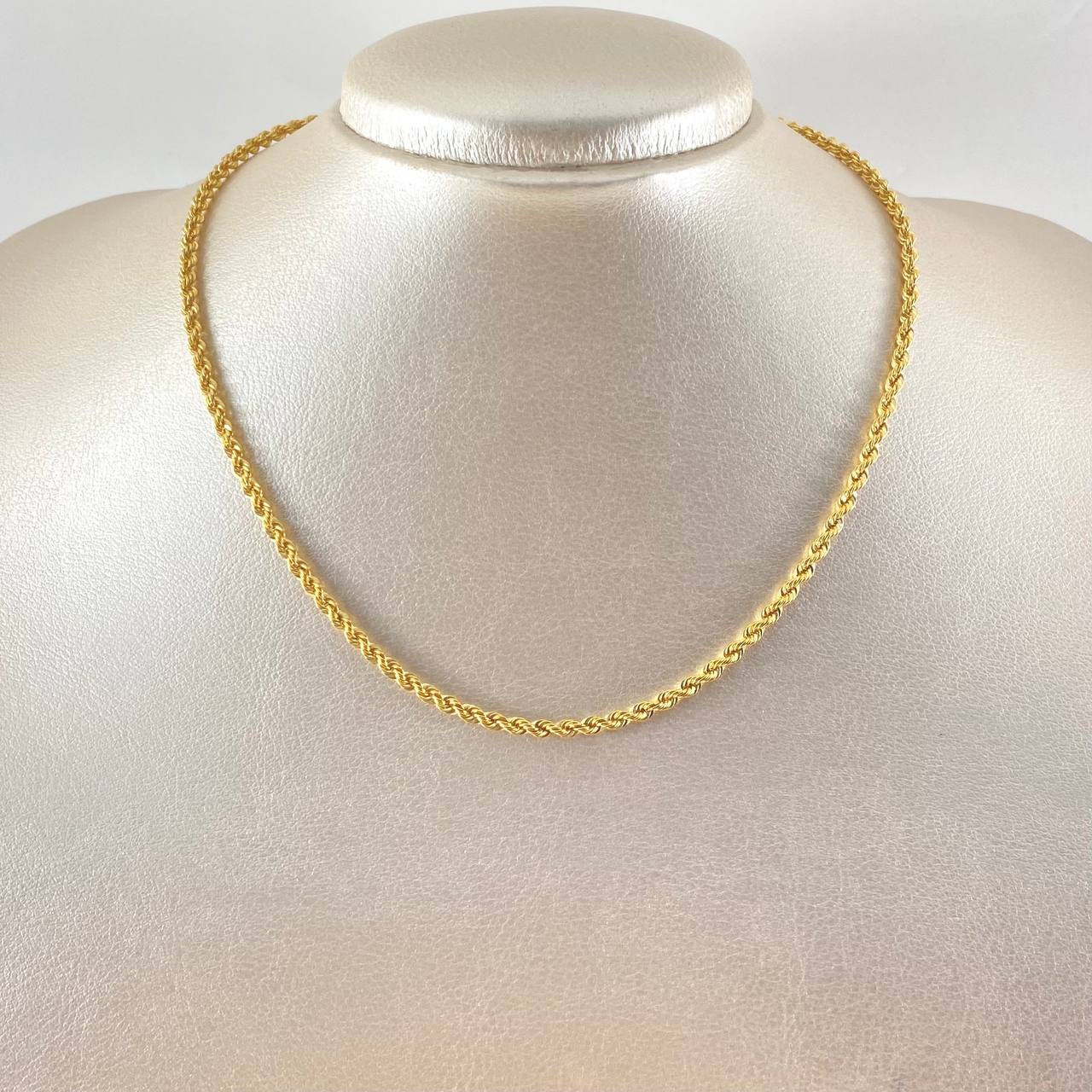 Cadena Lazo 3.55gr / 40cm-Oro Amarillo +3 18K *