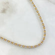 Cadena Ice 22.2gr / 60cm-Dos Oro Amarillo Blanco +4 18K *