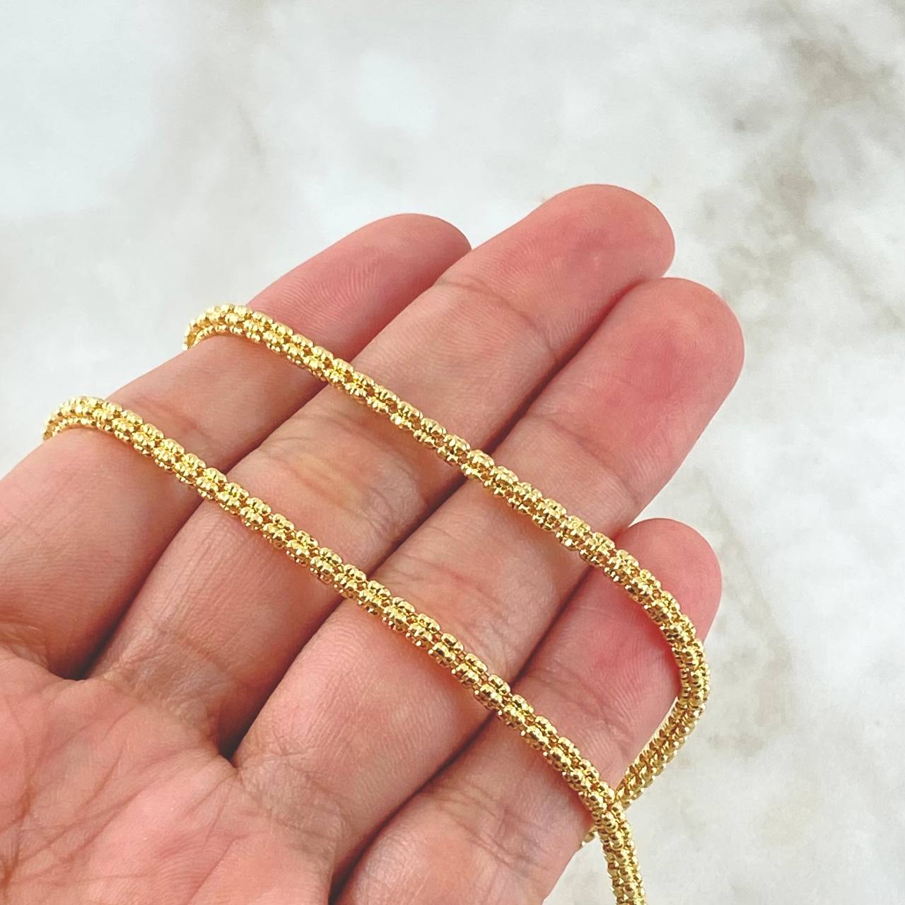 Cadena Ice 15.85gr / 60cm-Oro Amarillo +4 18K *