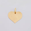 Dije Placa Corazón 1gr / 2.3cm / Oro Amarillo 18K *