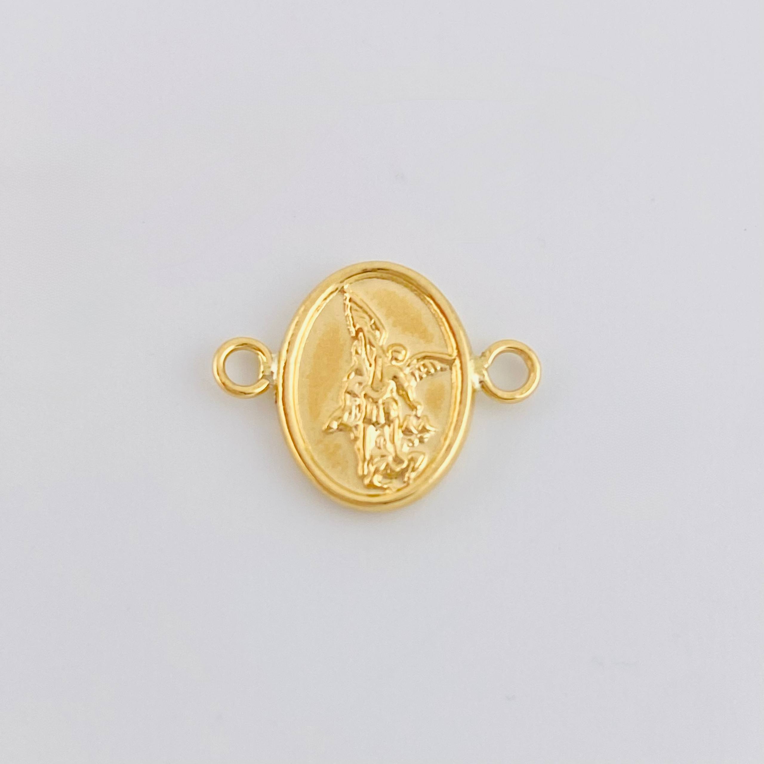 Herraje San Miguel Arcangel 0.5gr / 1.2cm-Oro Amarillo 18K