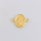 Herraje San Miguel Arcangel 0.5gr / 1.2cm-Oro Amarillo 18K