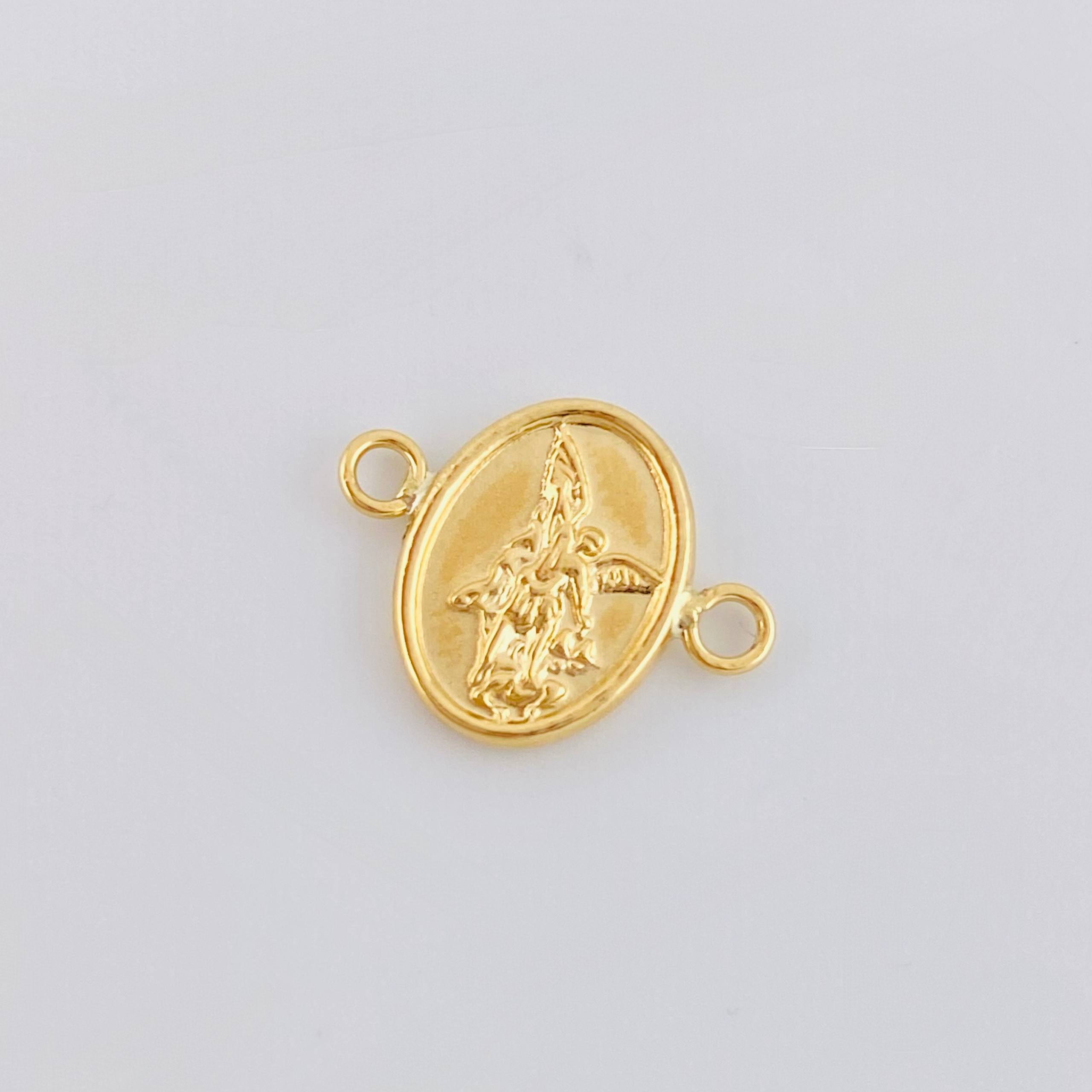 Herraje San Miguel Arcangel 0.45gr / 1.2cm / Oro Amarillo 18K *