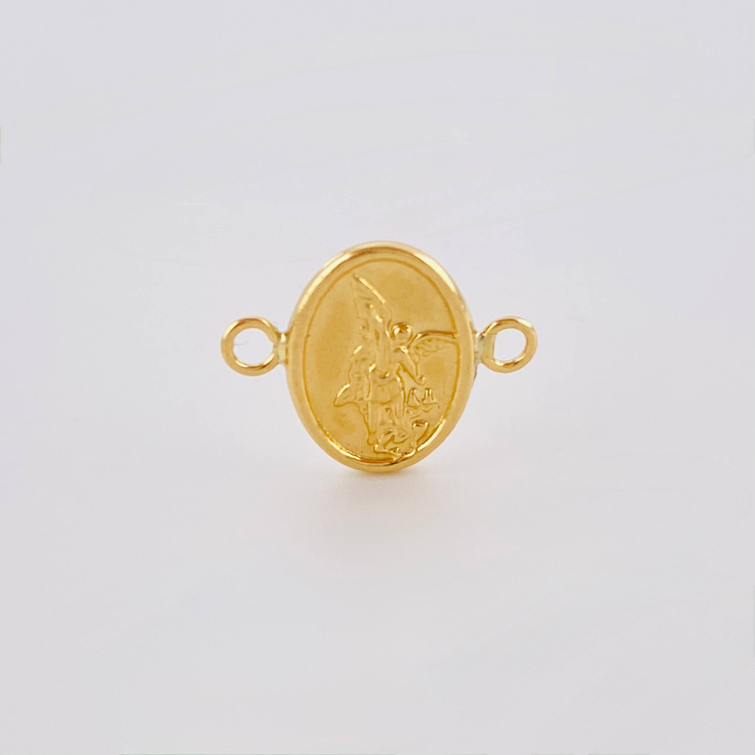 Herraje San Miguel Arcangel 0.45gr / 1.2cm / Oro Amarillo 18K *