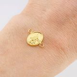 Herraje San Miguel Arcangel 0.5gr / 1.2cm-Oro Amarillo 18K