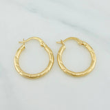 Candongas Paris 1.5 g / 2 cm Oro Amarillo 18K