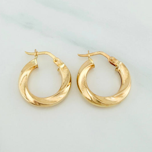 Candongas Kari 1.8 g / 2 cm Oro Amarillo 18K