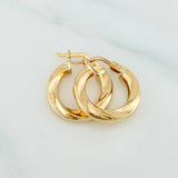 Candongas Kari 1.8 g / 2 cm Oro Amarillo 18K