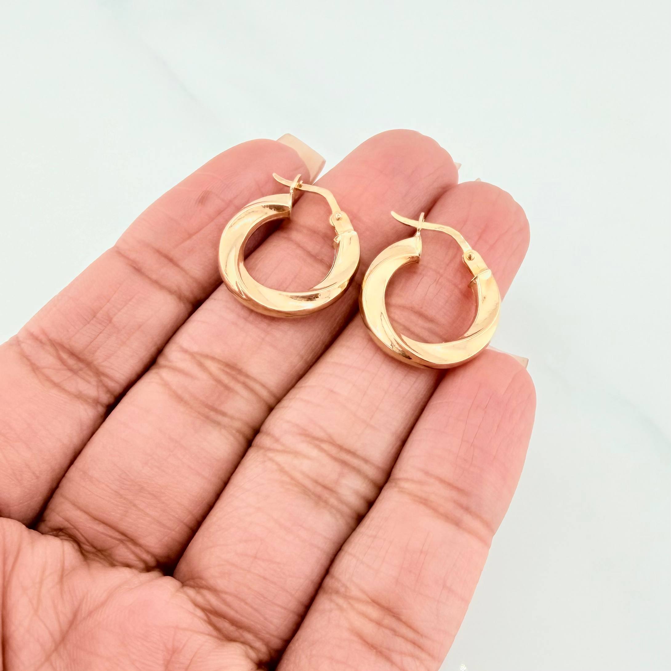 Candongas Kari 1.8 g / 2 cm Oro Amarillo 18K