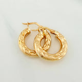 Candongas Flor 2.15 g / 2 cm Oro Amarillo 18K