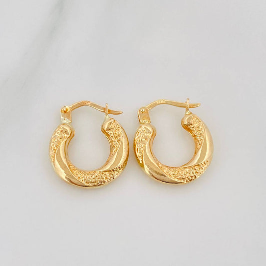 Candongas Noel 1.6 g / 1.5 cm Oro Amarillo 18K