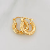 Candongas Noel 1.6 g / 1.5 cm Oro Amarillo 18K