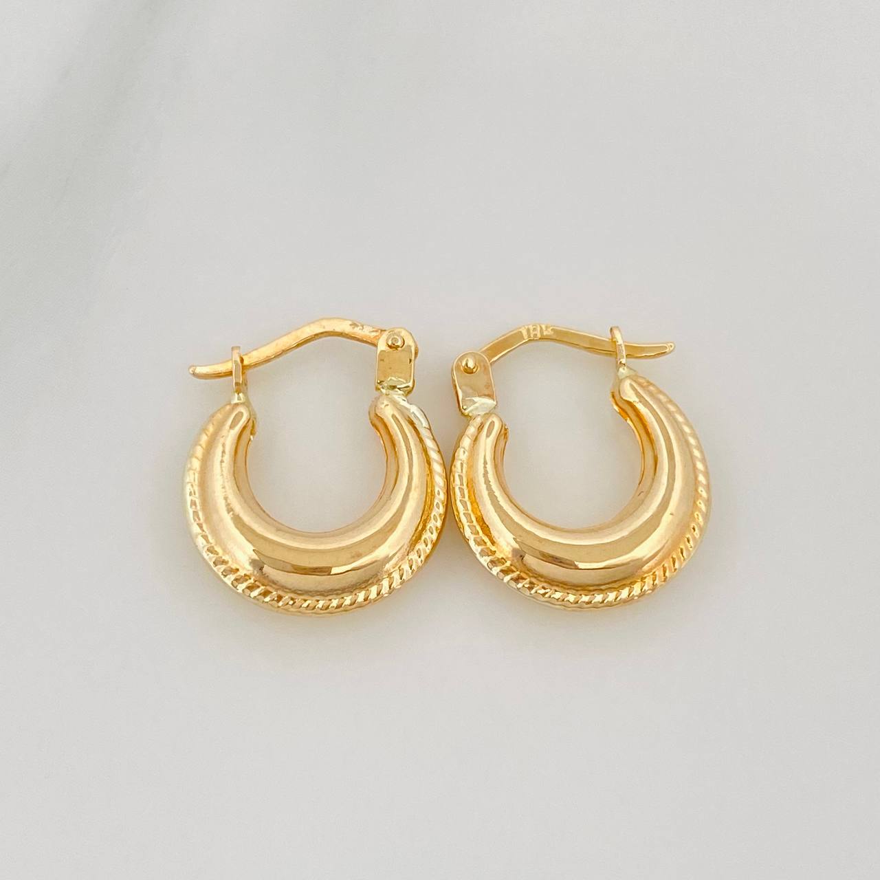 Candongas Arca 1.5 g / 1.5 cm Oro Amarillo 18K