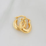 Candongas Arca 1.5 g / 1.5 cm Oro Amarillo 18K