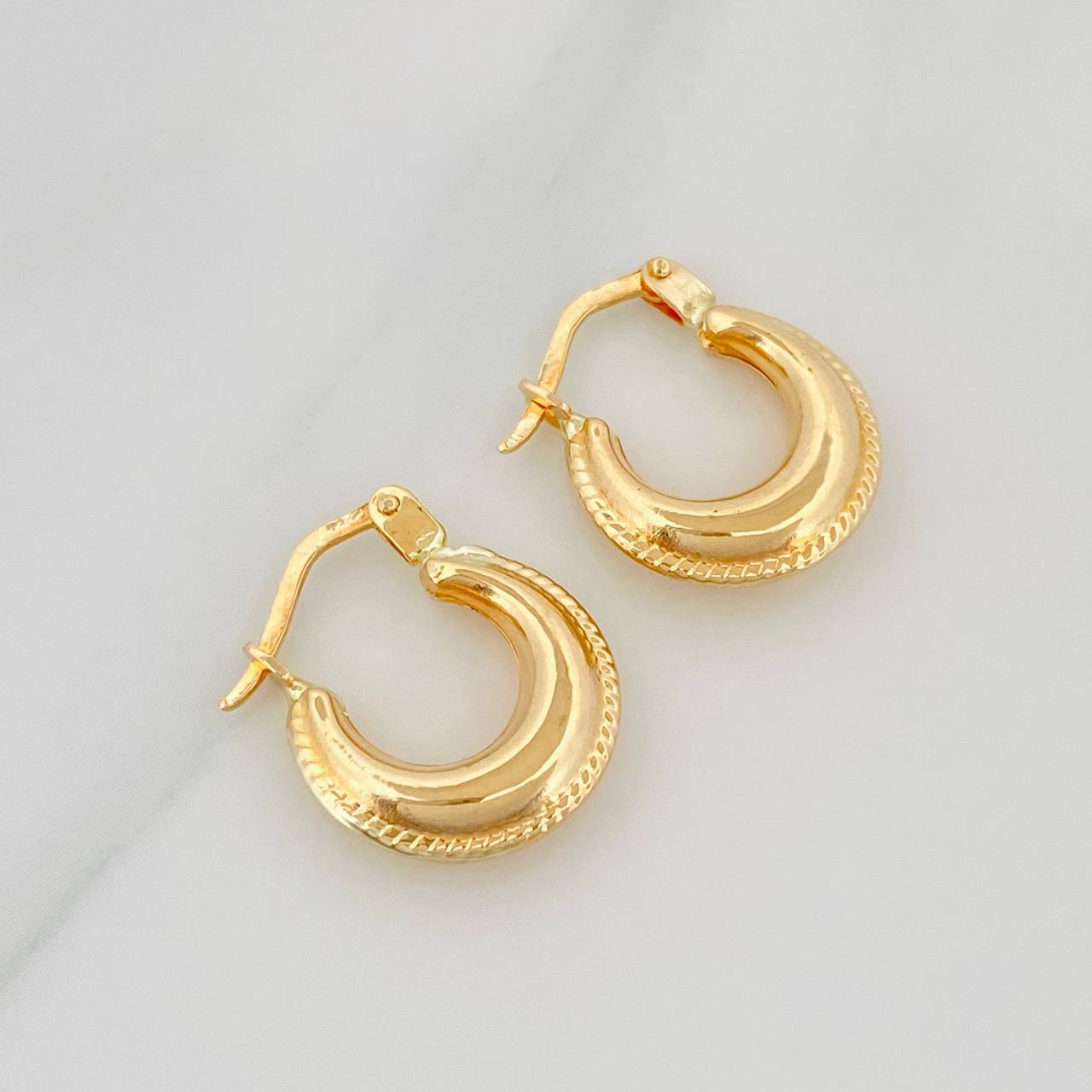 Candongas Arca 1.5 g / 1.5 cm Oro Amarillo 18K