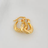 Candongas Mirilla 1.15 g / 1.5 cm Oro Amarillo 18K