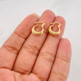 Candongas Mirilla 1.15 g / 1.5 cm Oro Amarillo 18K