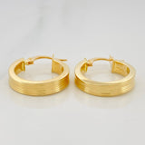 Candongas Fabi Rayadas 2.85 g / 2 cm Oro Amarillo 18K