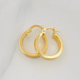 Candongas Fabi Rayadas 2.85 g / 2 cm Oro Amarillo 18K