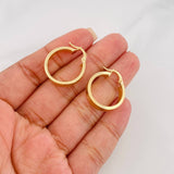 Candongas Winter Tribal 2.95 g / 2 cm Oro Amarillo 18K