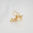Anillo Flor 1.5 g / T6 1/4 Oro Amarillo 18K